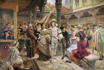 Die Alte Börse in Antwerpen, 1892 von Pierre Jean van der Ouderaa